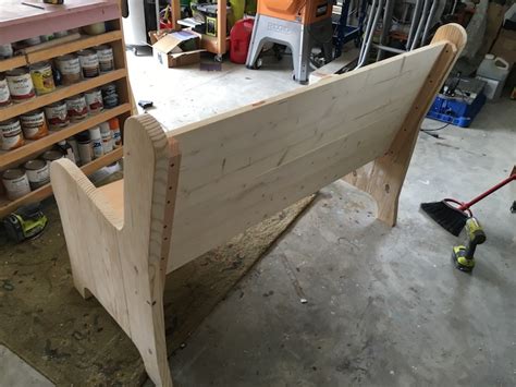 1- I measured and <b>cut</b> off the extra length. . How to cut a church pew at a 45 degree angle